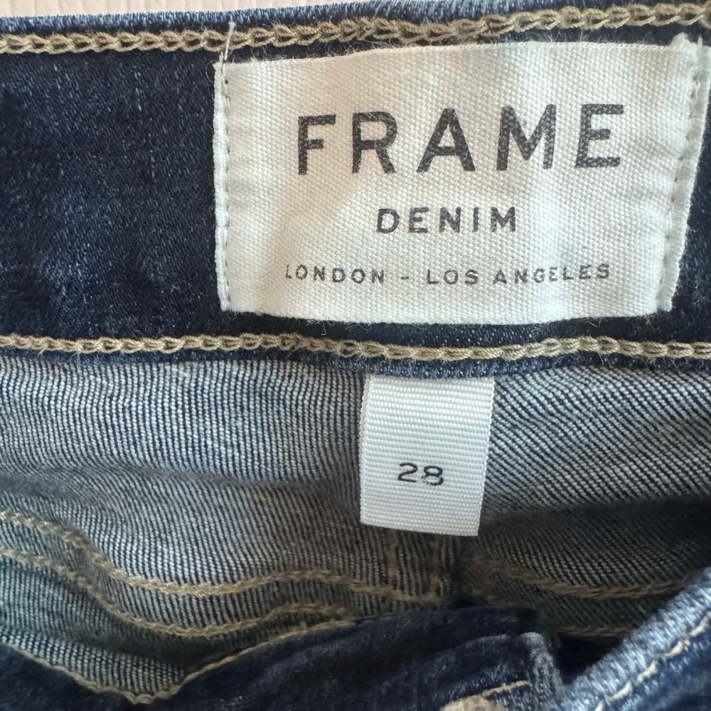 FRAME Le Skinny De Jeanne Crop Jeans Size 28 - Picture 5 of 9
